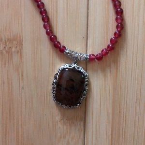 Jewel pendant necklace